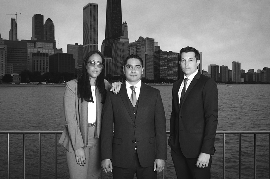 Photo of attorney Cierra Norris and staff